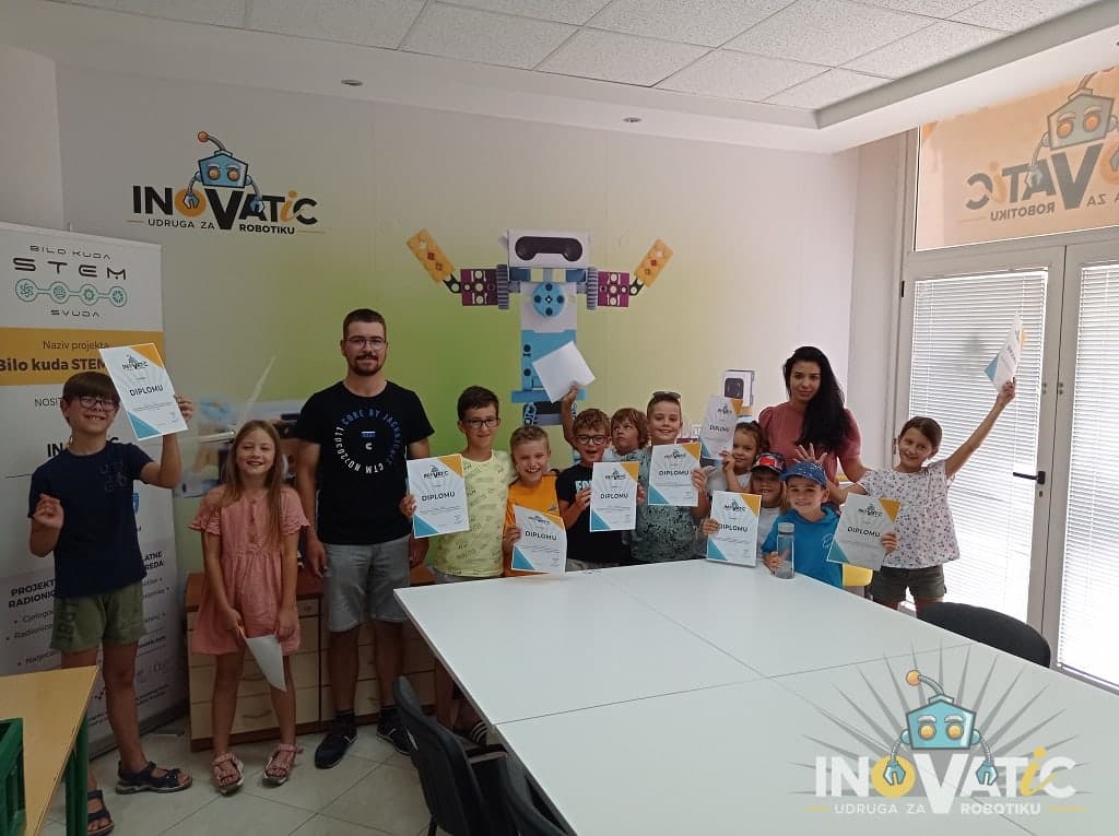 Održana druga Ljetna škola robotike za djecu 6 – 9 godina
